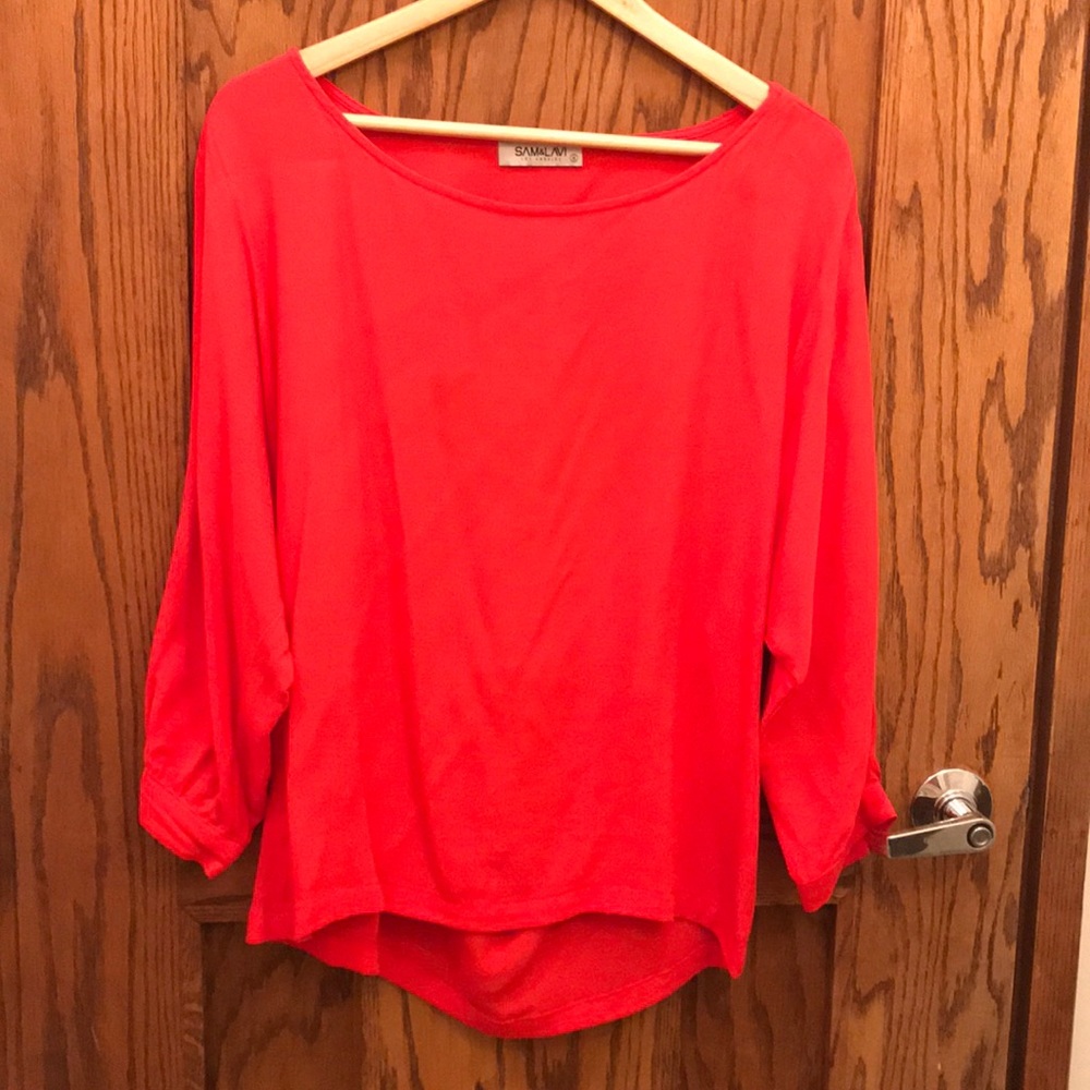 Red Blouse by SAM & LAVI